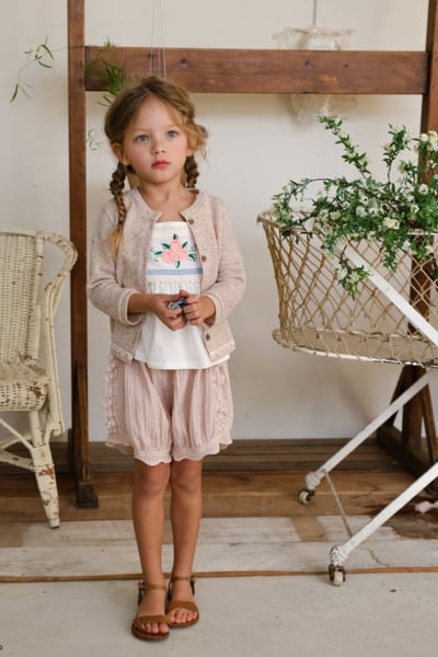 FLO01｜(75-140) 2色兩色蕾絲燈籠褲8