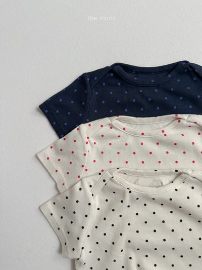 MiniRobe17｜(70-110) 波點圓弧領上衣8