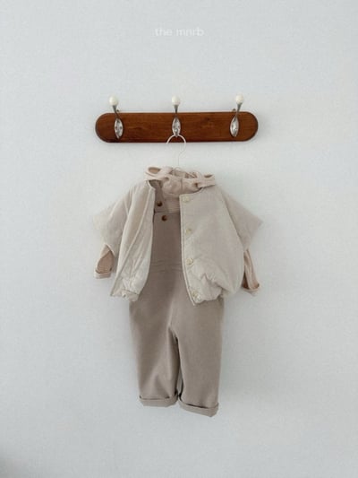 MiniRobe53｜(70-110) 簡約吊帶直筒褲18