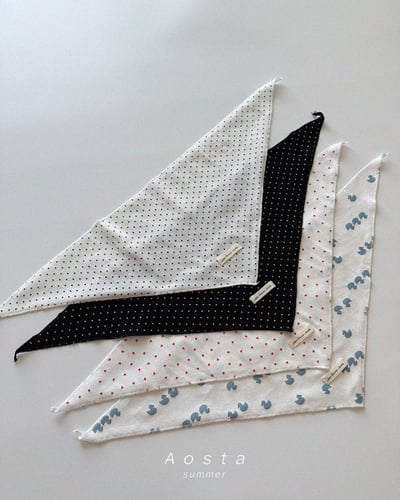 AOSTA67｜(Free) 5款夏季三角造型圍巾5