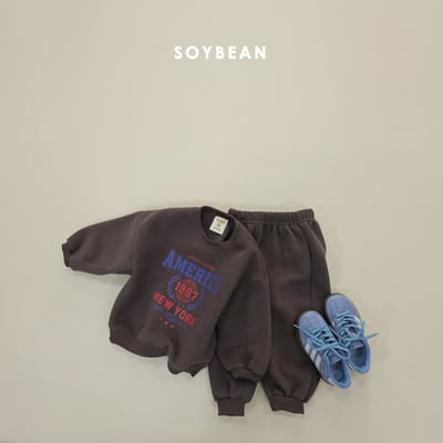 Soybean85｜(75cm-118cm) 英字印花休閒套裝15