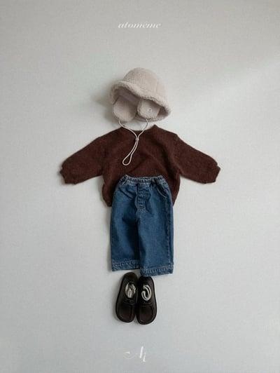 Atomeme30｜(70cm-110cm) 經典剪裁牛仔褲6