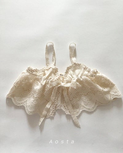 AOSTA16｜(6m-5y) 蕾絲綁帶背心1