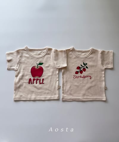 AOSTA41｜(6m-5y) 2款甜美水果插圖上衣1