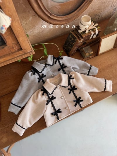 Marron54｜(1y-6y) 古典蕾絲滾邊套裝5