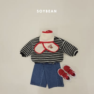 Soybean88｜(75cm-118cm) 按扣牛仔寬褲9