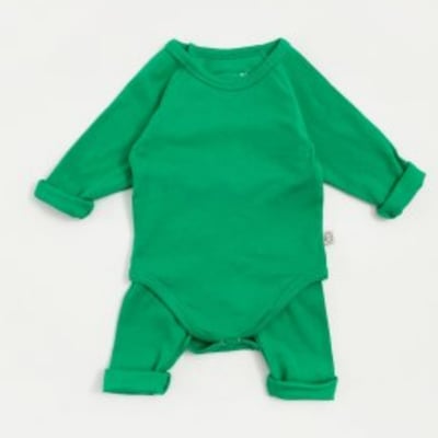 Oottbebe30｜(0m-12m) 糖果色居家包屁衣褲子套裝18