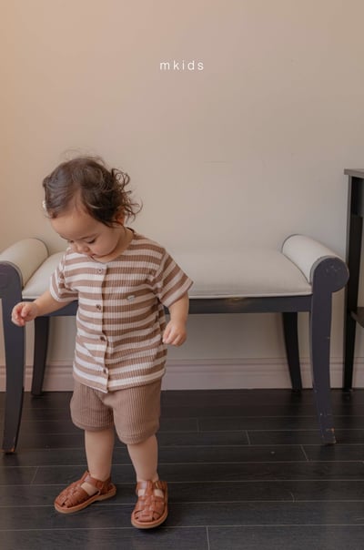 M-KIDS21｜(65-115cm) 條紋小標套裝14