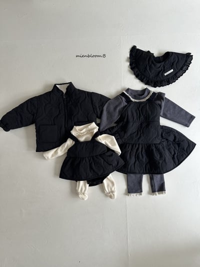 Bloom.b49｜(0m-24m) 蝴蝶結印花絎縫包屁衣9