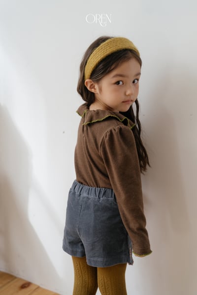 OREN37｜(85-120cm) 荷葉滾邊上衣16