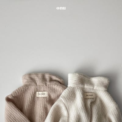 onu 02｜(6m-12m) 針織排扣包屁衣4