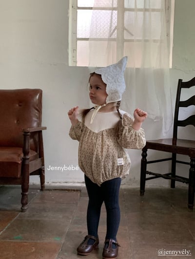 JE555｜(66-90cm) 田園碎花包屁衣16