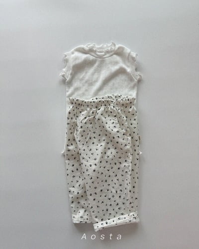 AOSTA37｜(6m-5y) 2款甜美小碎花長褲8