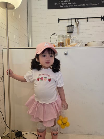 Color16｜(75-115cm) 荷葉裙擺短褲8