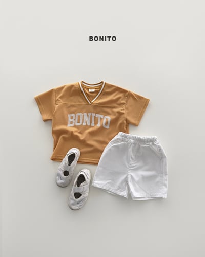 Bonito33｜(75cm-125cm) 2色V領洞洞籃球衣9