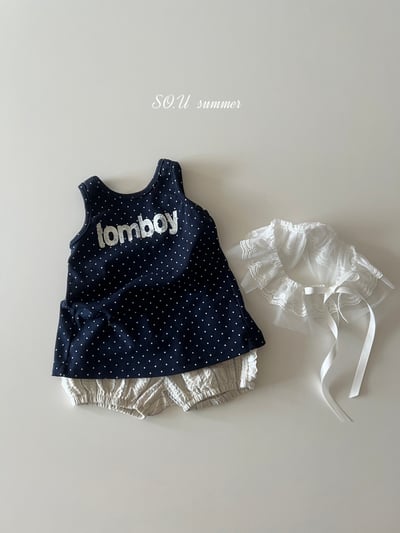 SO.U26｜(6m-4y) 波點印花綁帶背心11