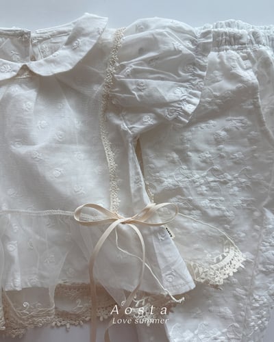 AOSTA58｜(6m-5y) 2款翻領泡泡袖上衣8