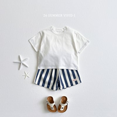 vivid64｜(78cm-125cm) 4款樸素切口縫線上衣10
