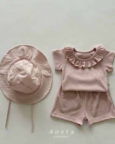 AOSTA04｜(6m-5y) 2色木耳邊翻領上衣13