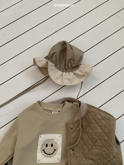 Bebe holic59｜(3m-18m) 微笑印花包屁衣8