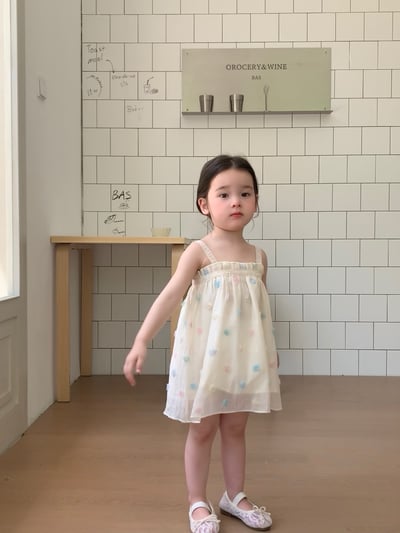 JE25｜(66-120cm) 繽紛吊帶包屁衣/洋裝1