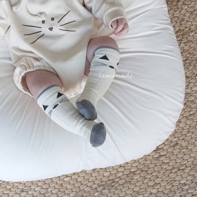 LEMONADE45｜(55cm-85cm) 2色小貓包屁衣含帽子6