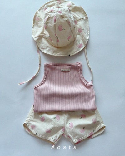 AOSTA10｜(6m-5y) 7色無袖小標素色上衣23