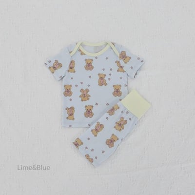 LIME&BLUE31｜(55-118cm MOM-DAD)  星星熊親子套裝9