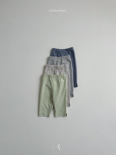 Atomeme07｜(70-110) 細肩條紋背心/七分緊身褲20