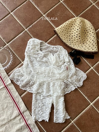 thelala27｜ (70-115) 幸運草蕾絲緊身褲2