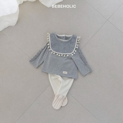 Bebe holic07｜(free) 絨球圍兜背心6