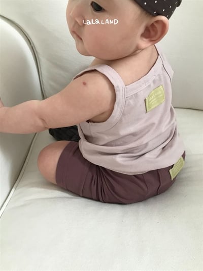 lala land22｜(3m-18m) 2色素面清涼背心2