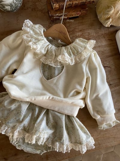 Anne Shirley06｜(3m-22m) 2色蕾絲花邊領包屁洋裝14