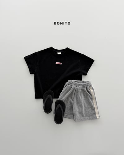 Bonito10｜(75cm-125cm) 3色雙線條運動短褲12