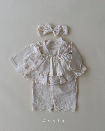 AOSTA13｜(6m-5y) 小花層次背心8