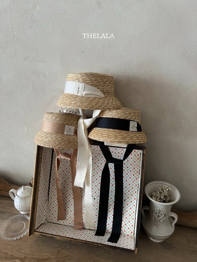 thelala03｜ (free) 夏季緞帶草帽1