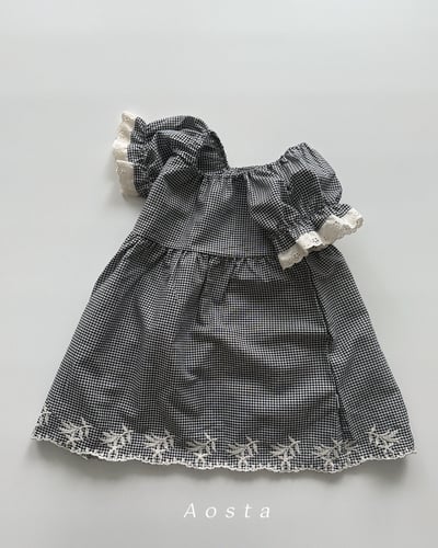 AOSTA16｜(6m-5y) 3款蕾絲泡泡袖洋裝19