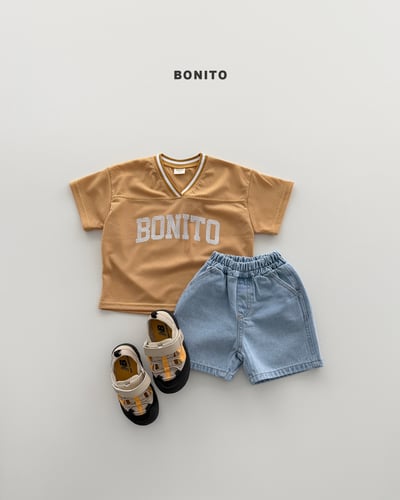 Bonito33｜(75cm-125cm) 2色V領洞洞籃球衣3