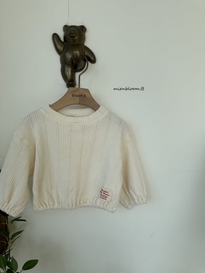 Bloom.b24｜(0m-7y) 針織縮口上衣6