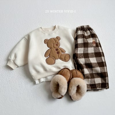 vivid43｜(78cm-125cm) 泰迪熊印花休閒上衣3