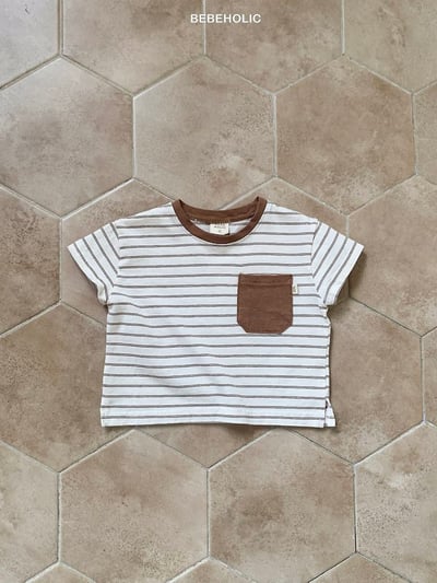 Bebe holic47｜(3m-18m) 口袋條紋上衣13