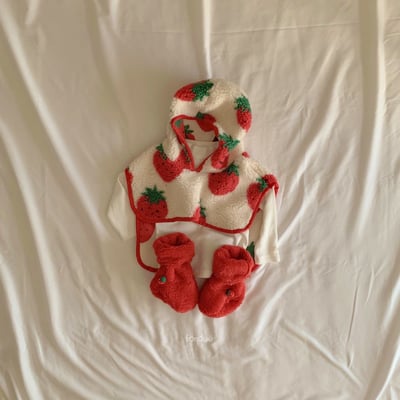 Fondue 36｜(Free)  素色草莓襪6