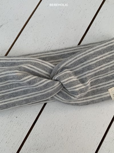 Bebe holic04｜(3m-18m) 扭結條紋髮帶5