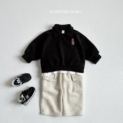 vivid92｜(78cm-125cm) 磨毛小熊休閒套裝5