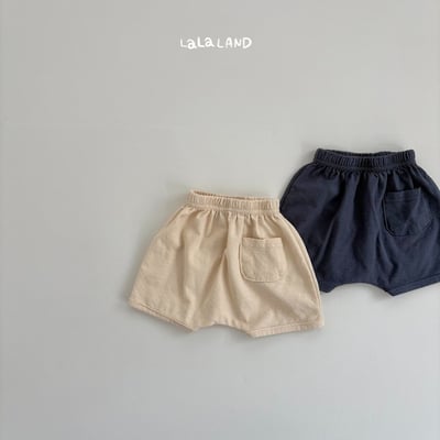 lala land04｜(3m-18m) 2色口袋小短褲16