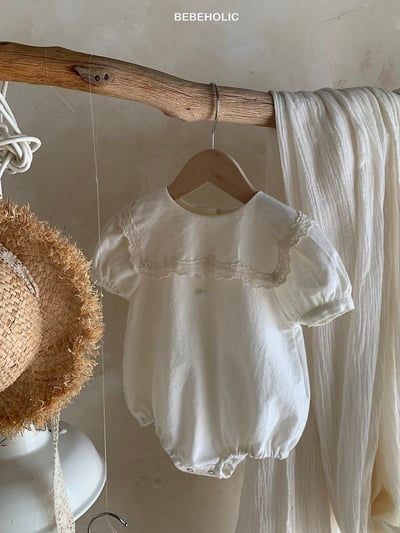 Bebe holic27｜(3m-18m) 蕾絲翻領連身服14