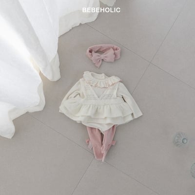 Bebe holic16｜(free) 針織V領荷葉裙襬背心18