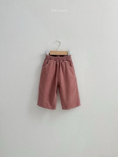 MiniRobe20｜(70-110) 燈芯絨直筒褲3