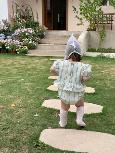 JE24｜(66-120cm) 森林條紋包屁衣/洋裝18