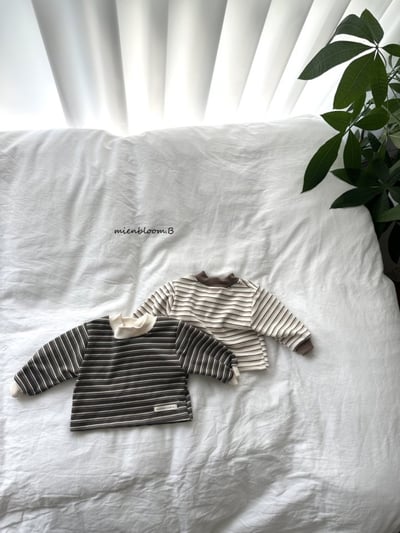 Bloom.b06｜(0m-24m/85cm-125cm) 撞色條紋上衣4
